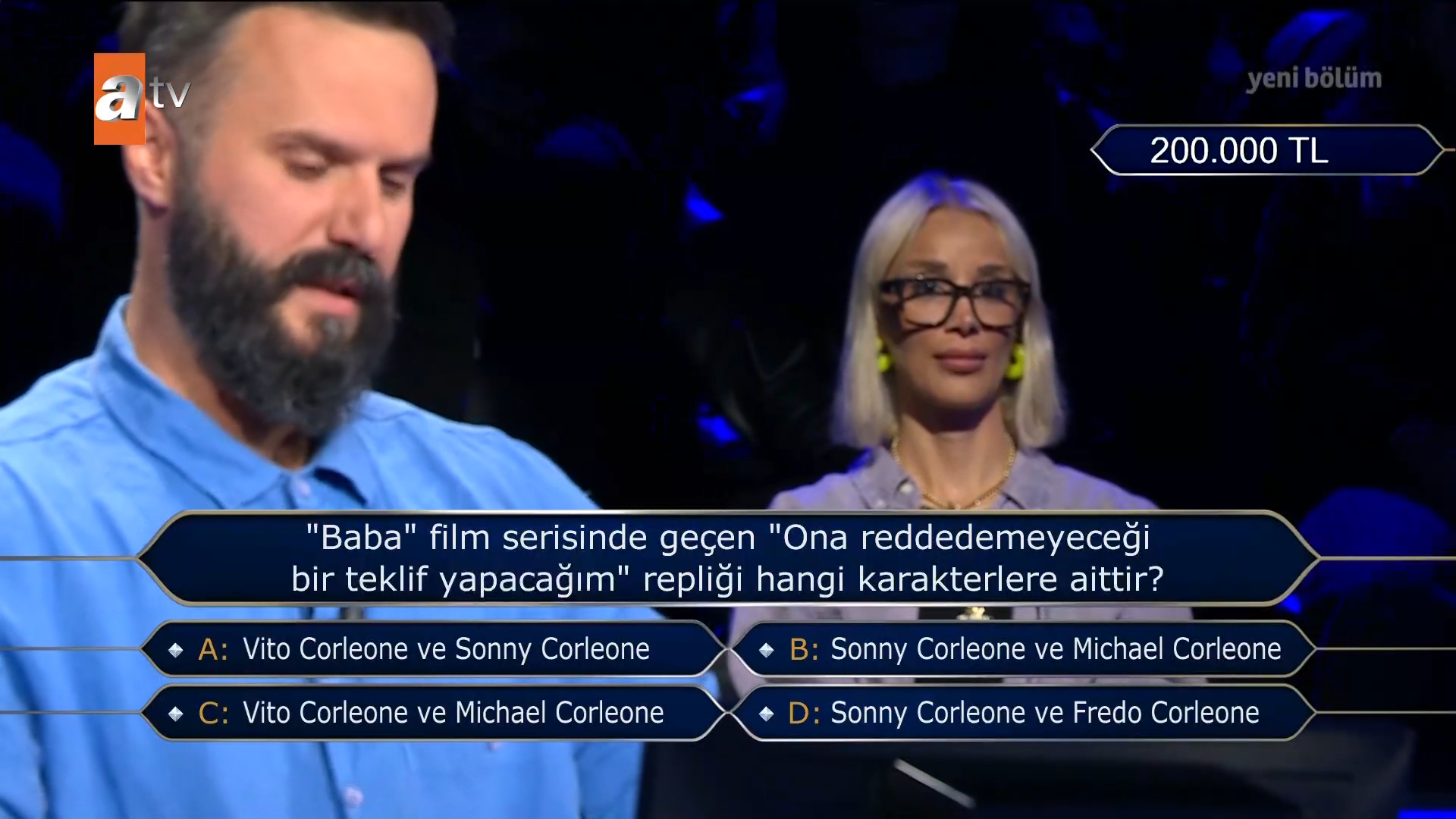 Baba Film Serisinde Gecen Ona Reddedemeyecegi Bir Teklif Yapacagim Repligi Hangi Karakterlere Ait