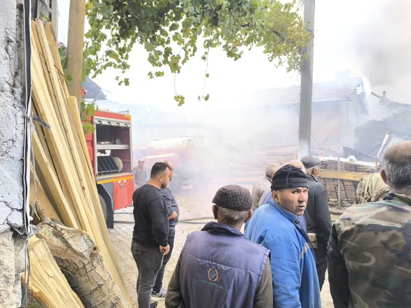 Eğirdir Bağıllı Köyü Yangın 1