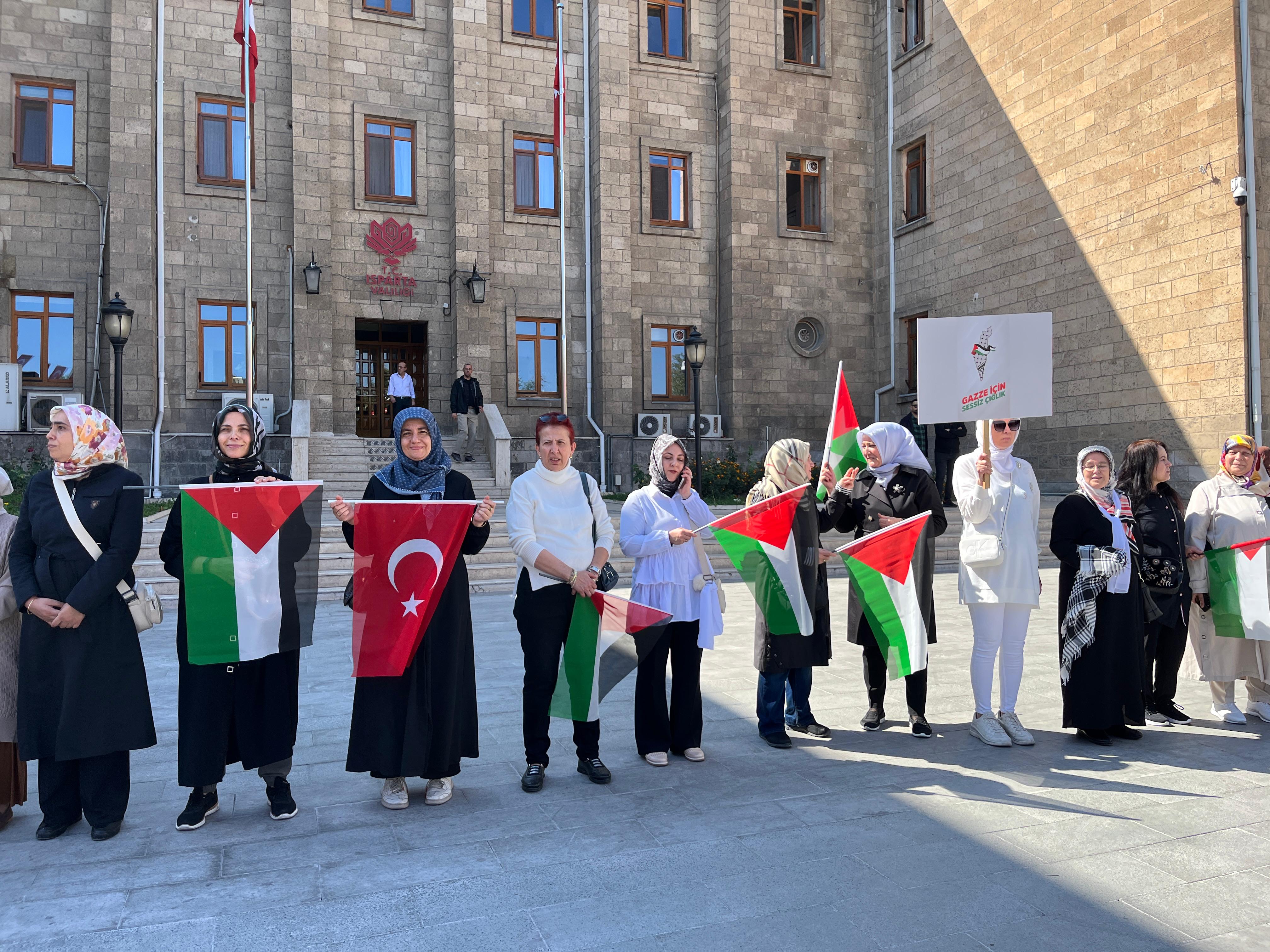 Gazzenin Sessiz Çığlığı Ispartada Duyuldu 3