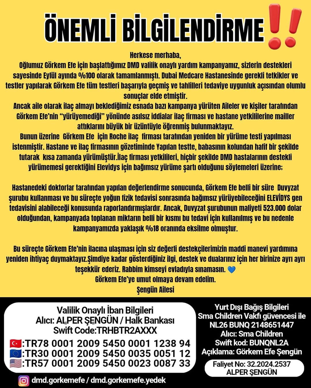 Görkem Efe Için Başlatılan Dmd Kampanyasında Yeni Gelişme