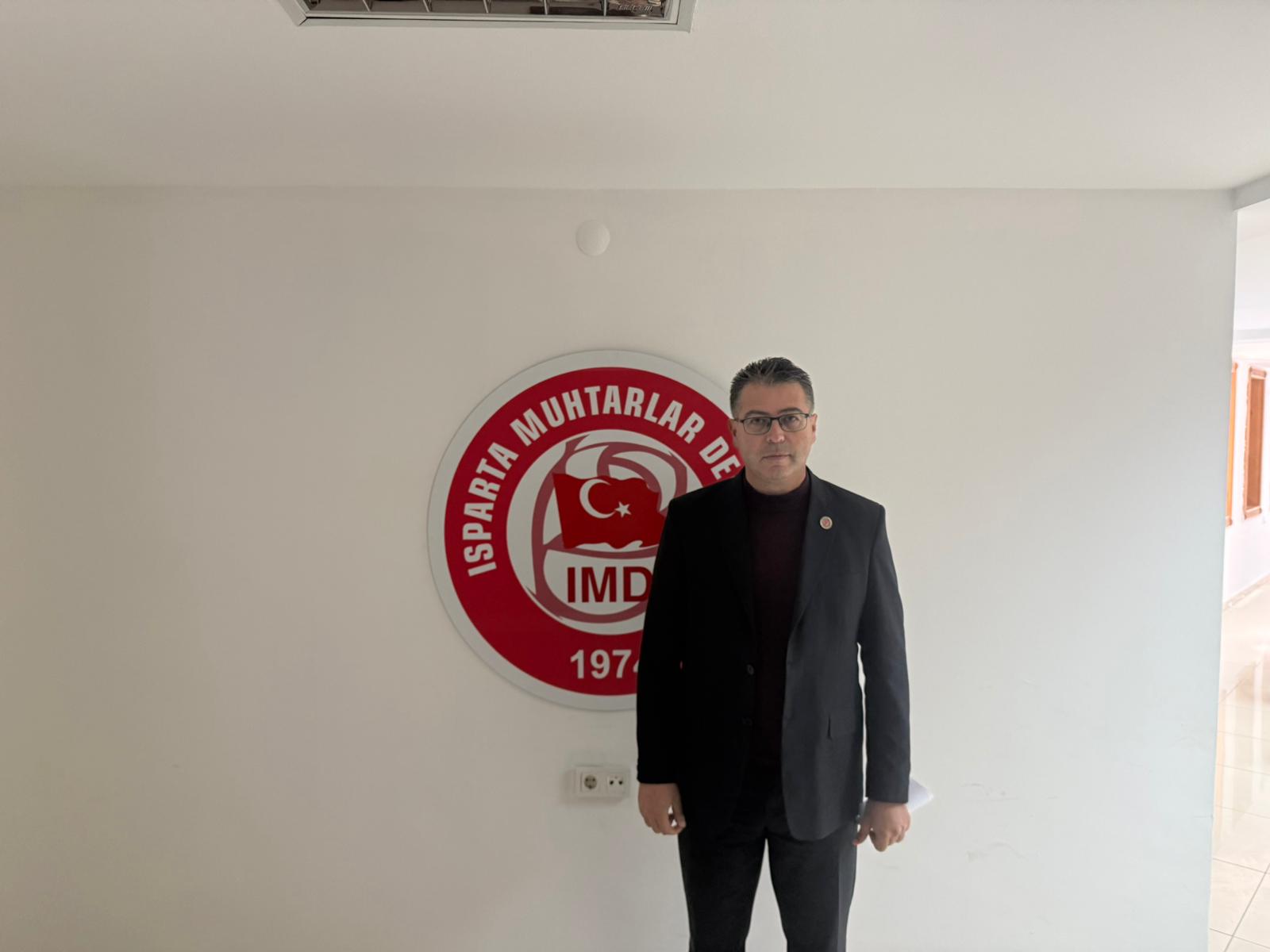Isparta Muhtarlar Dernek Başkanı Gökhan Büyükleblebi (1)