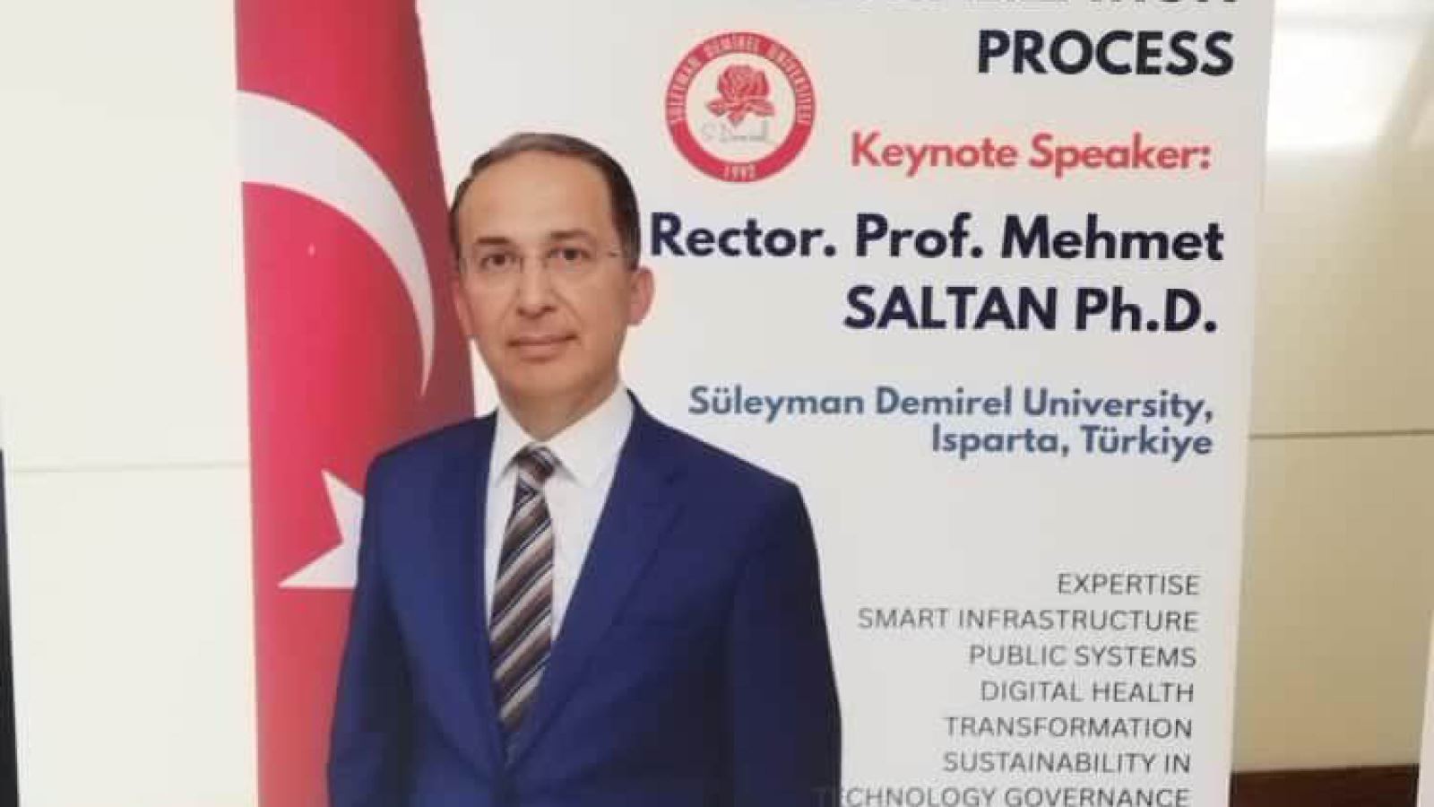 Rektör Mehmet Saltan, Taipei’de SDÜ’yü Temsil Etti