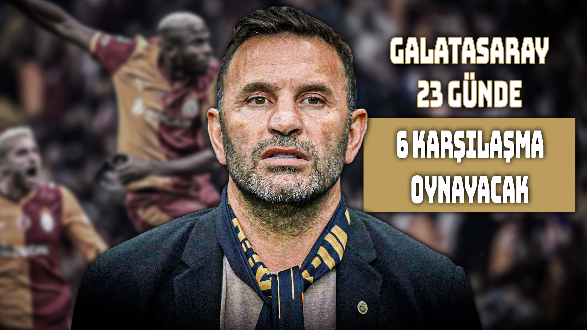 Galatasaray, 23 günde 6 kritik karşılaşmaya hazırlanıyor.