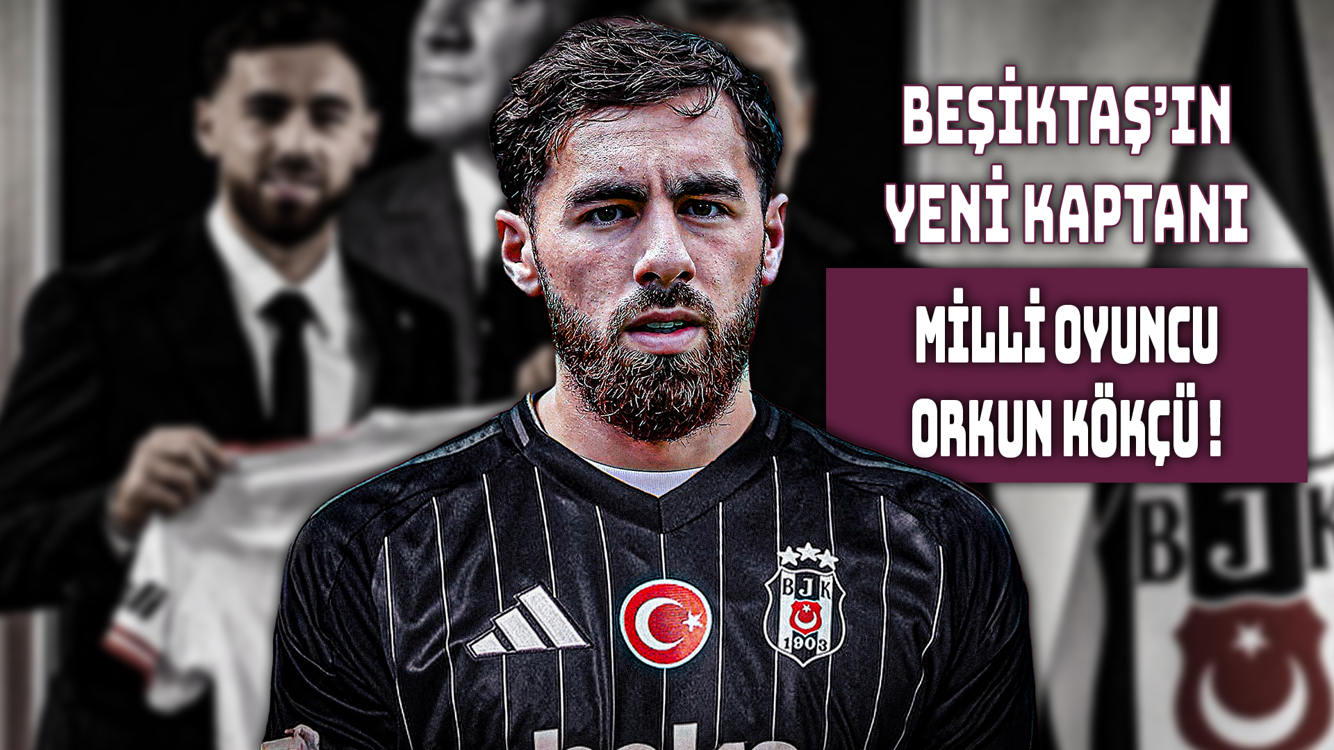 Beşiktaş'ta Necip Uysal’ın yerine Orkun Kökçü takımın yeni kaptanı oldu.