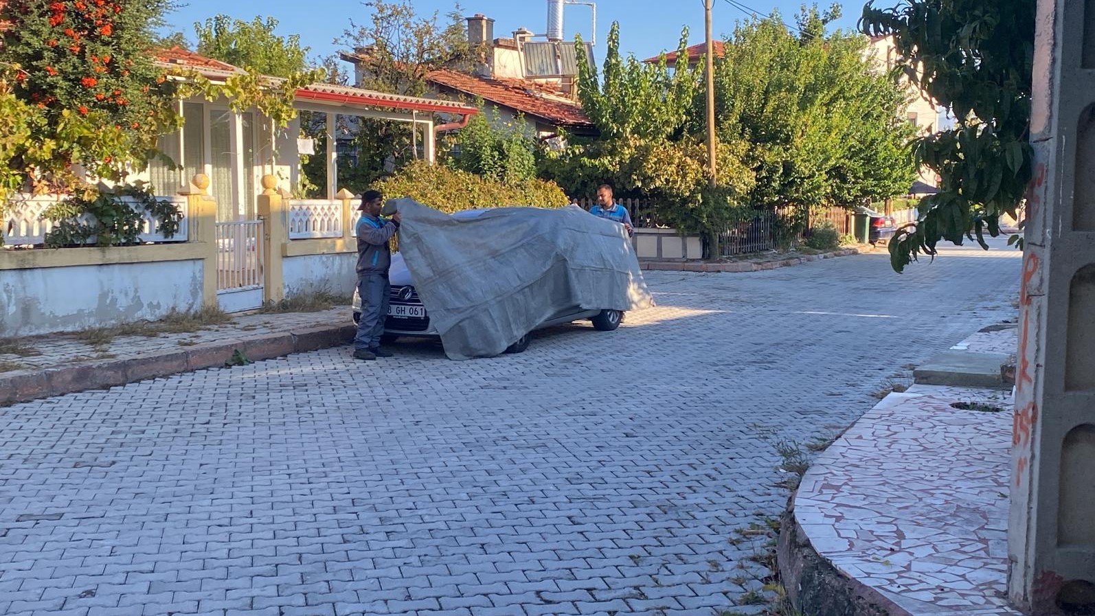 Temizlik Çalışmalarında Araçlara Brandalı Önlem (2)