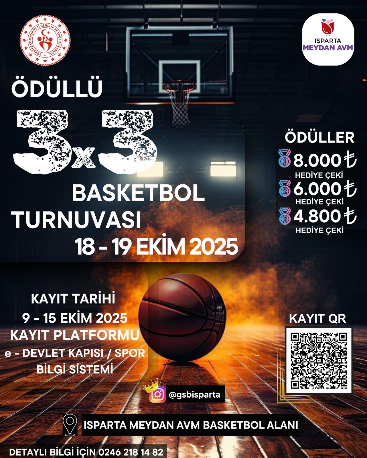 Isparta’da Ödüllü 3x3 Basketbol Şöleni Başlıyor-2