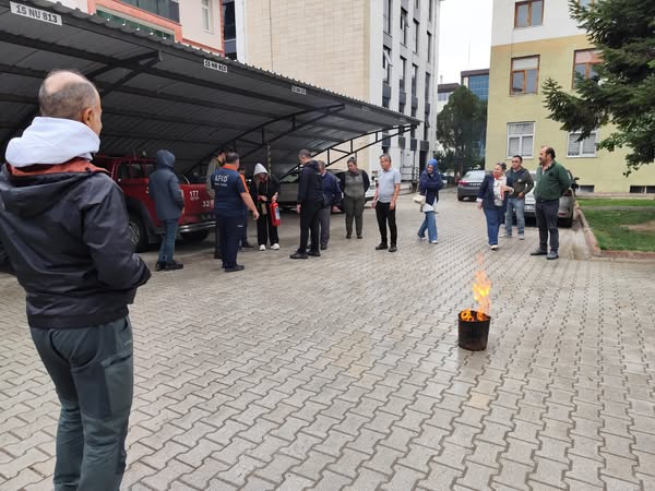 DKMP Personeline Uygulamalı Yangın Eğitimi-2