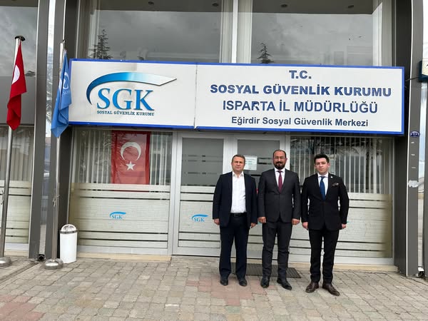 Xkaymakam Çimşit, Eğirdir Sgk Müdürlüğünü Ziyaret Etti (2)