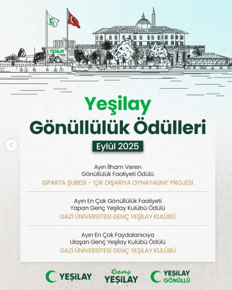 Yeşilay Gönüllülük Ödülleri 1