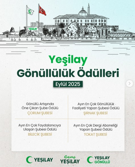 Yeşilay Gönüllülük Ödülleri