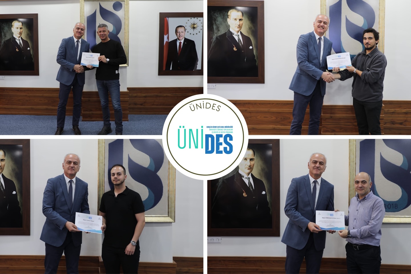 ISUBÜ öğrencilerine ÜNİDES sertifikaları teslim edildi-2