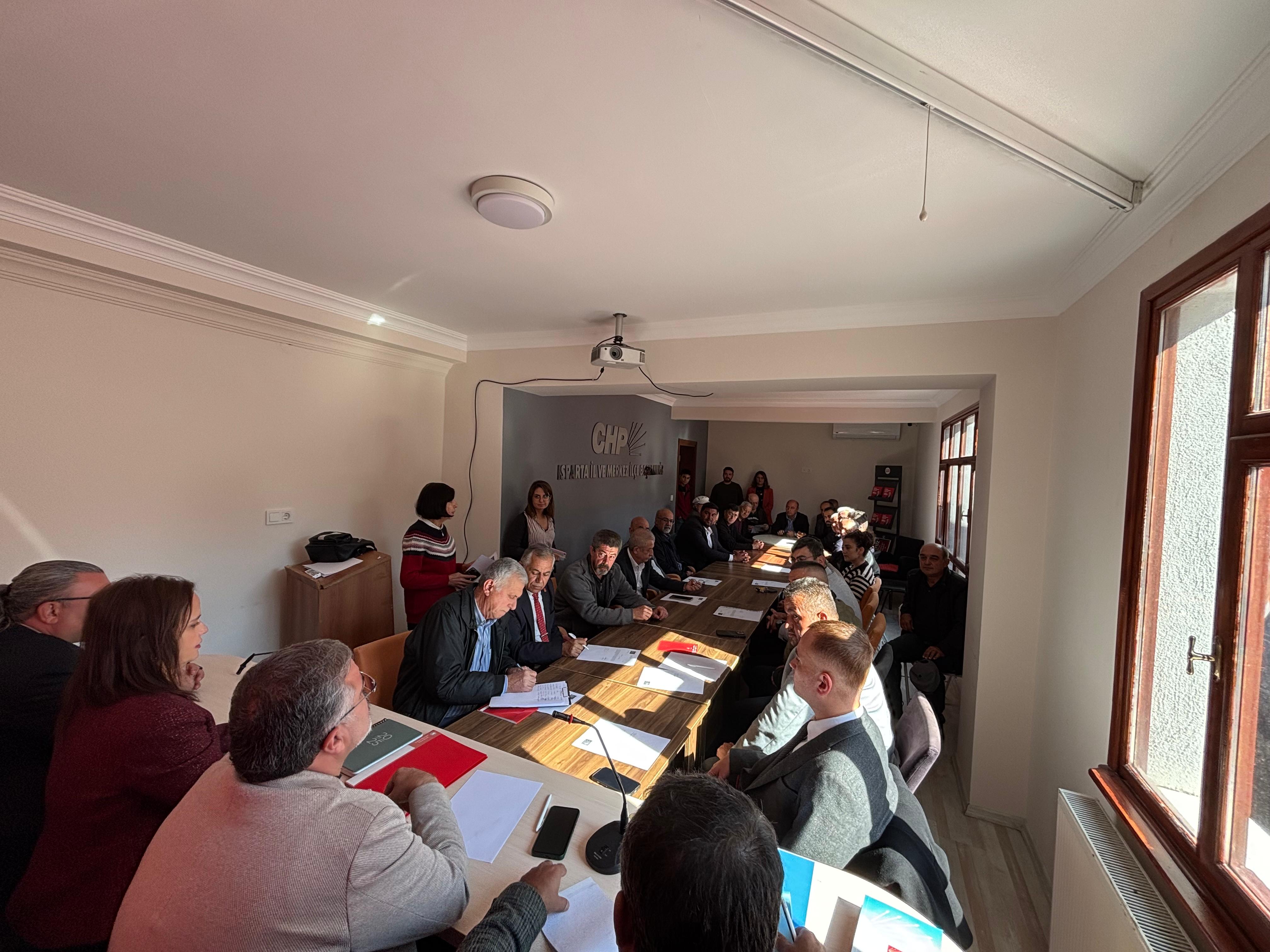 Chp Isparta’da Ilk Ilçe Başkanları Toplantısı Yapıldı (2)