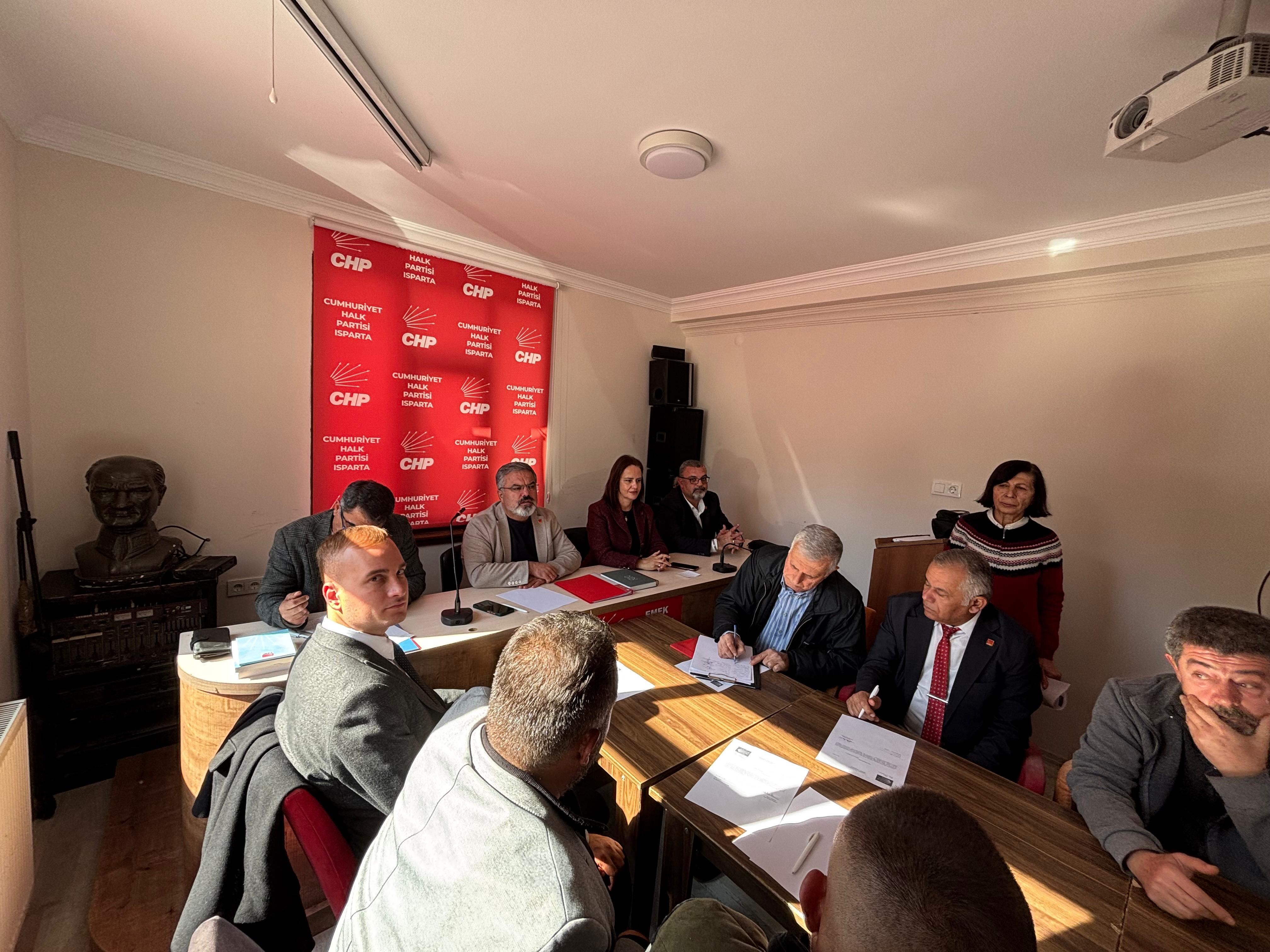 Chp Isparta’da Ilk Ilçe Başkanları Toplantısı Yapıldı (3)