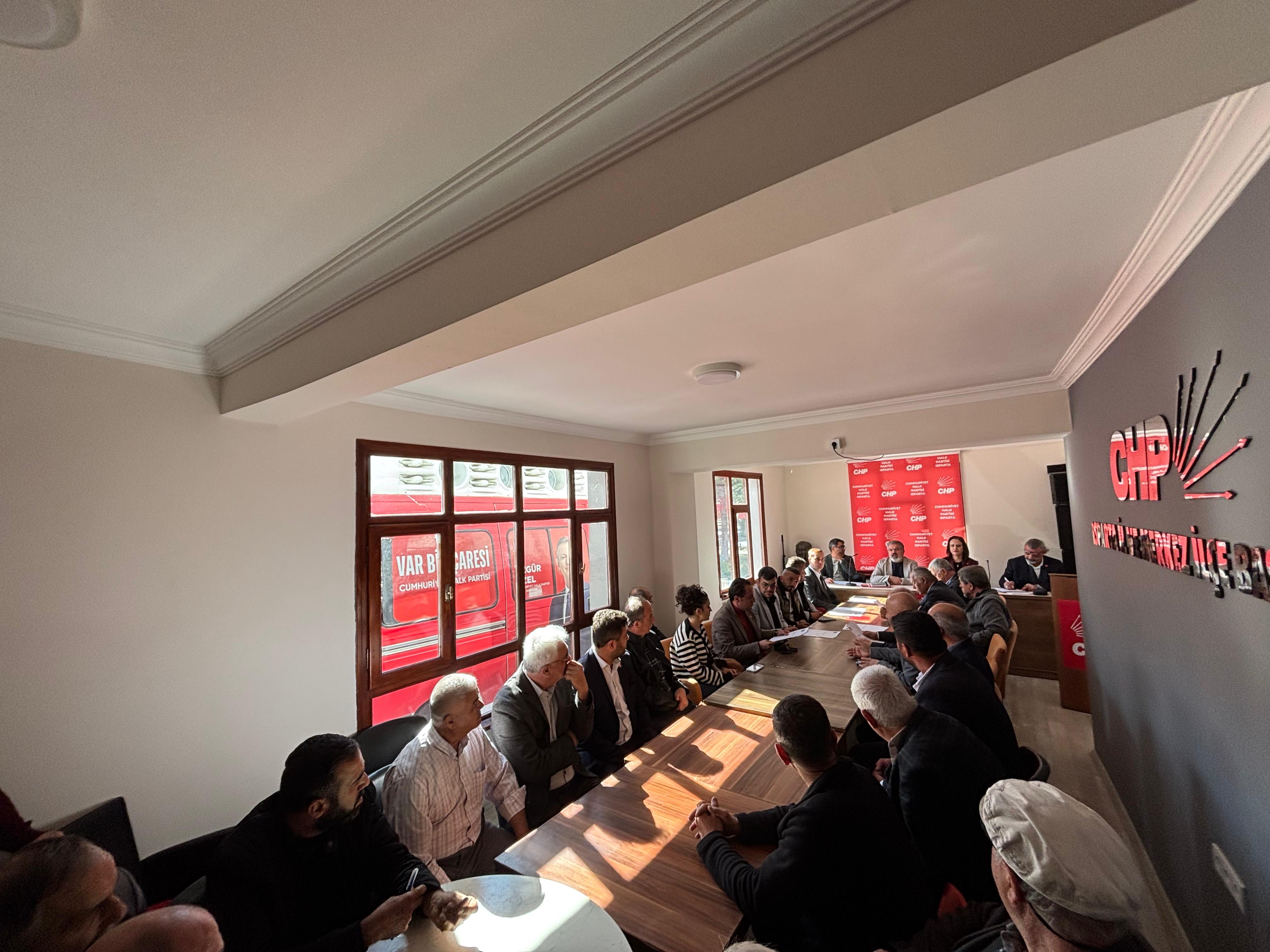 Chp Isparta’da Ilk Ilçe Başkanları Toplantısı Yapıldı (7)