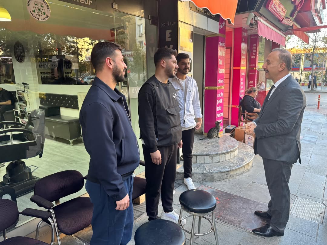 Isparta Valisi Abdullah Erin Esnafı Ziyaret Etti (5)