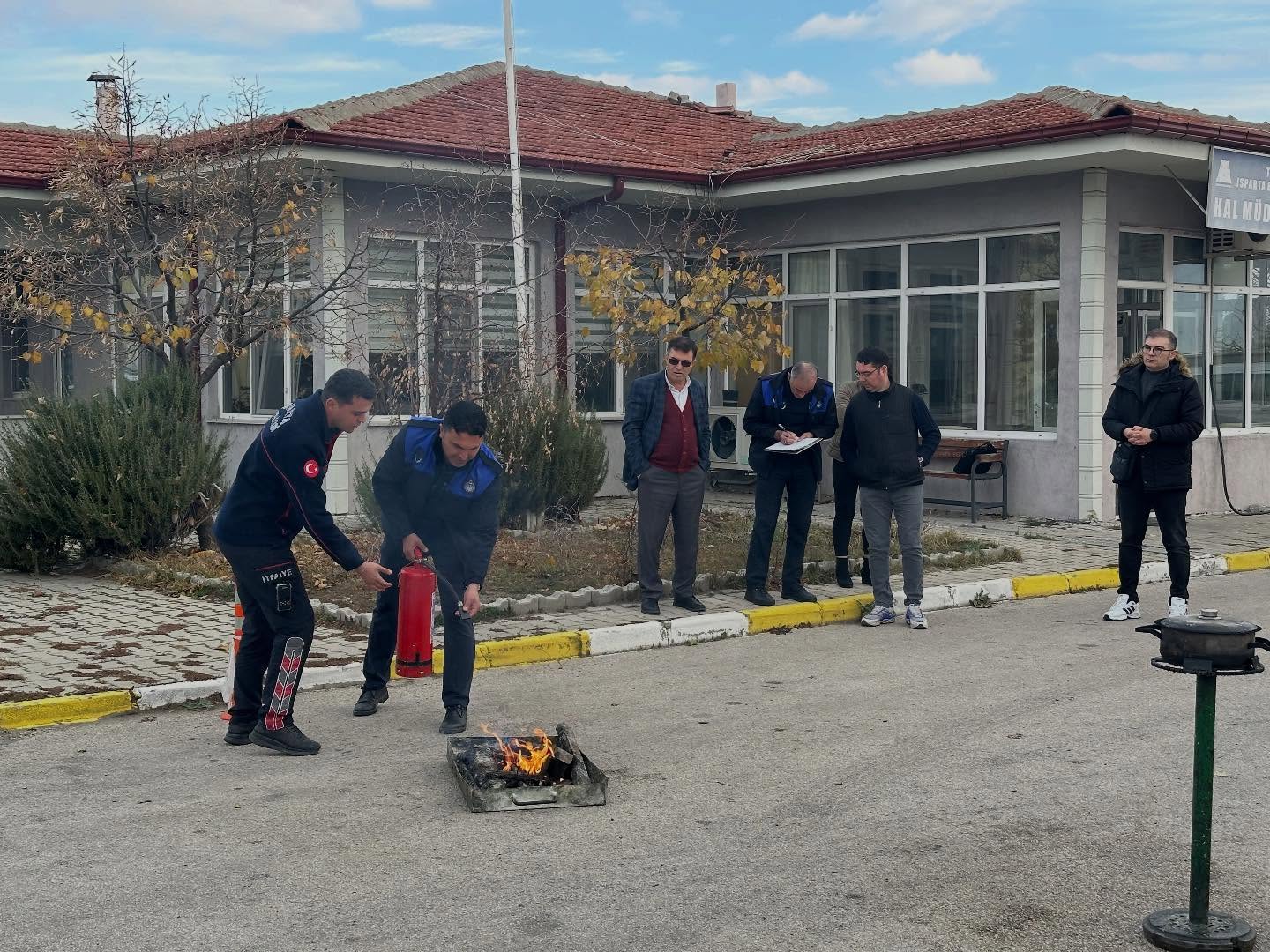 Isparta’da Itfaiyeden Yangın Güvenliği Eğitimi (3)