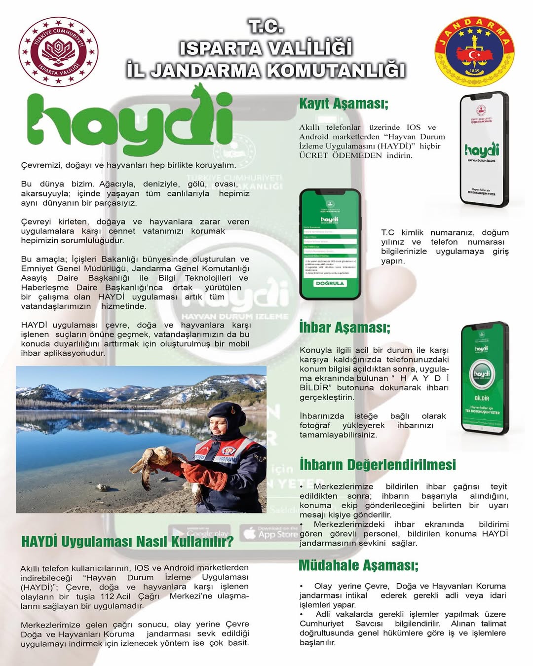 Isparta’da Jandarma Hayvan Hakları Için Sahada! (2)