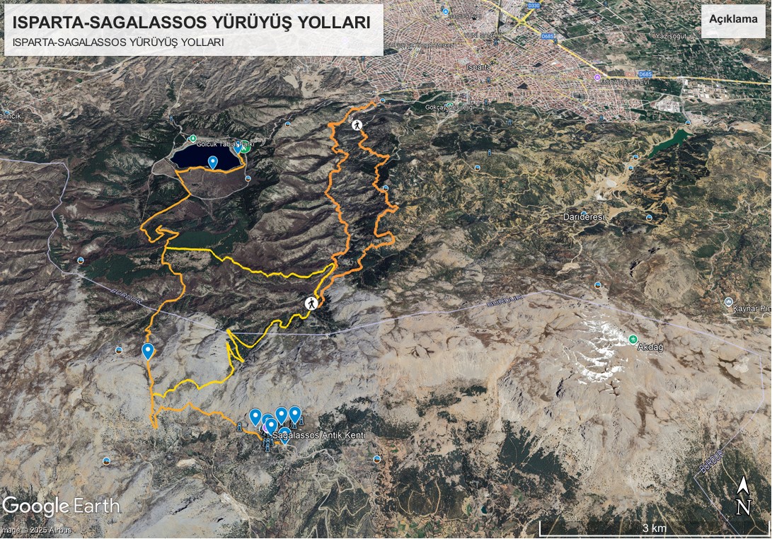 Isparta’dan Sagalassos Antik Kenti’ne İki Yeni Yürüyüş Rotası Açıldı (6)
