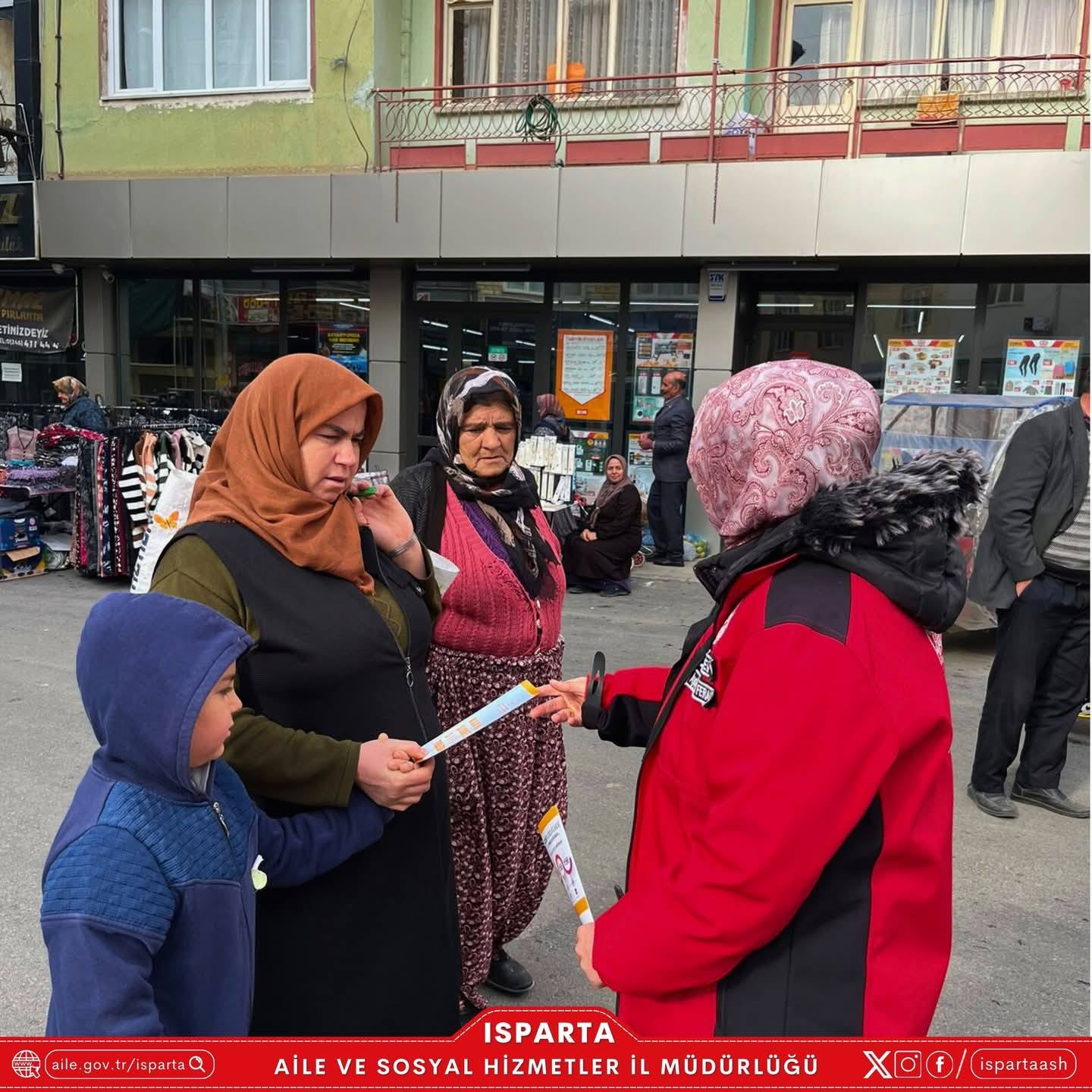 Şarkikaraağaç’ta Kadına Şiddete Karşı Bilgilendirme Yapıldı (2)