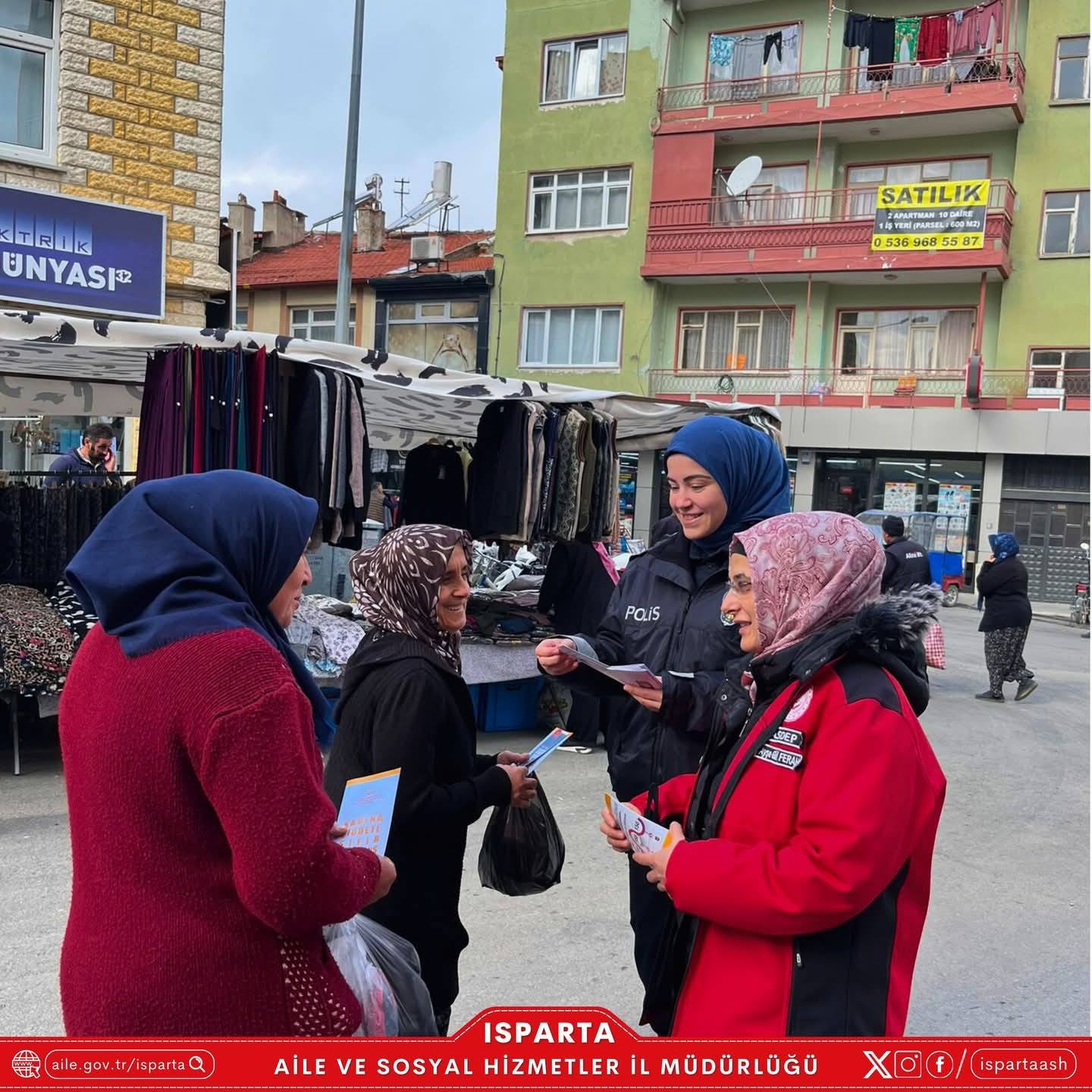 Şarkikaraağaç’ta Kadına Şiddete Karşı Bilgilendirme Yapıldı (4)