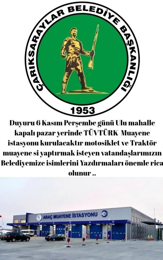 Çarkısaraylar’da araç sahipleri için büyük kolaylık!-1