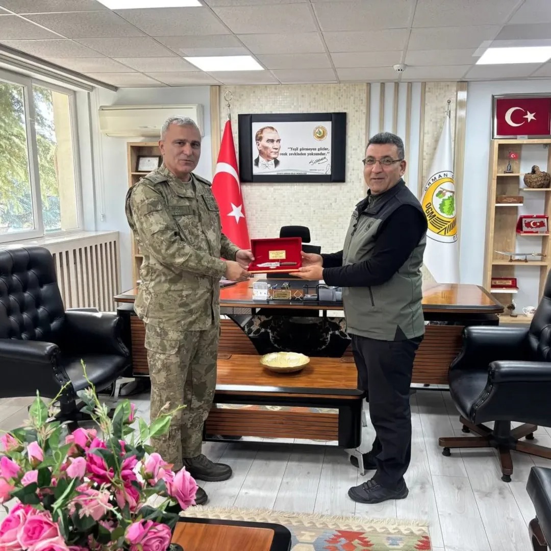 Tuğgeneral Kışkan’dan Müdür Özdemir’e ziyaret-1