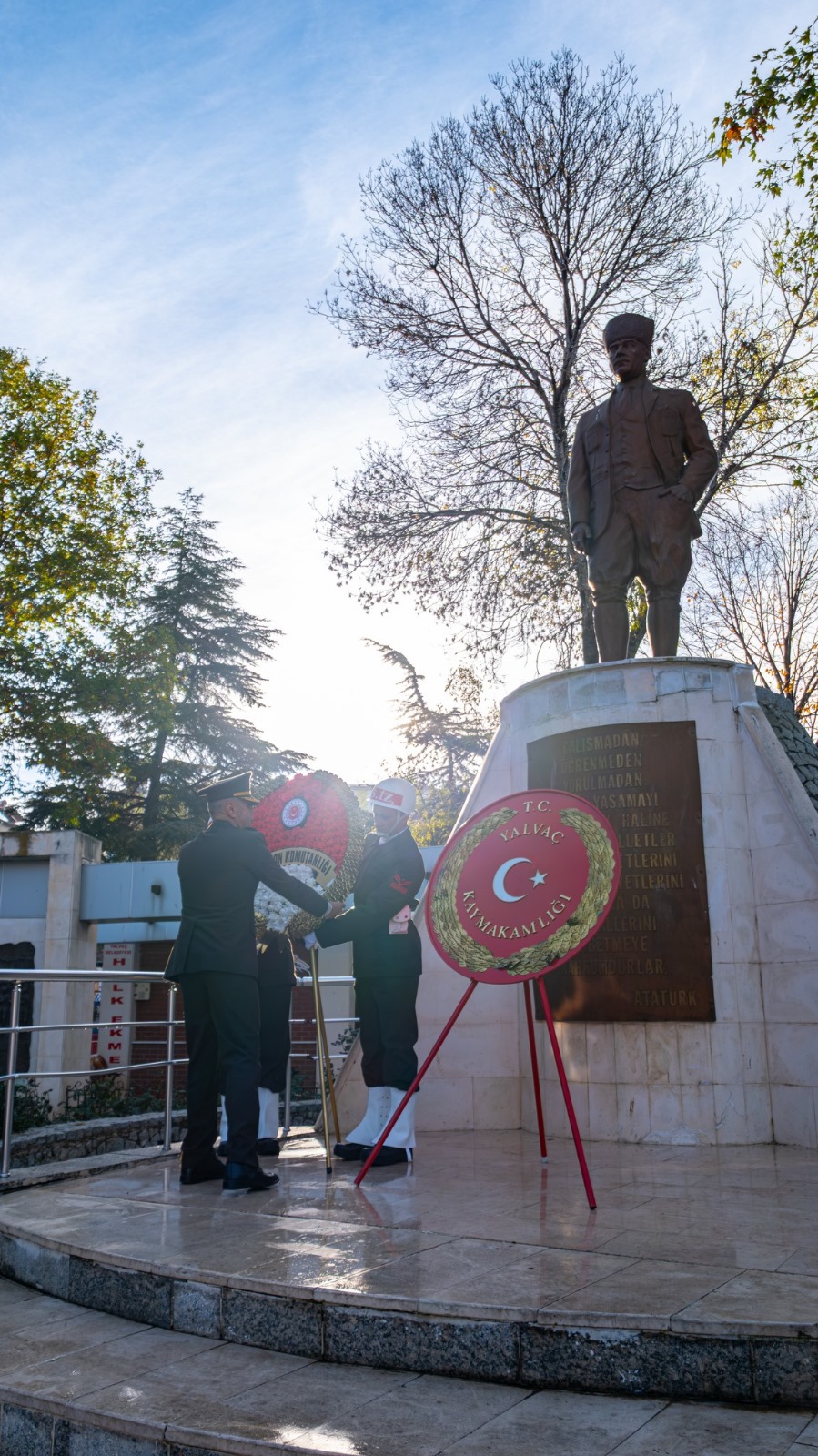 Yalvaç’ta 10 Kasım Atatürk’ü Anma Töreni Düzenlendi (2)