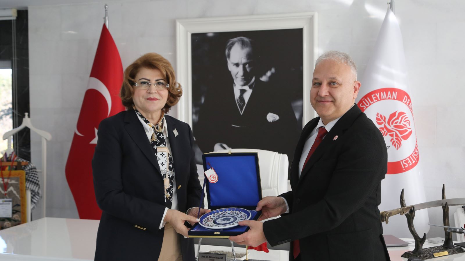 Azerbaycan Eğitim Müşaviri Doç. Dr. Necibe Nesibova SDÜ’yü Ziyaret Etti-2