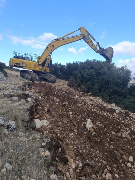 İncesu Köyü’nde Ağalan Yolunda Genişletme Çalışmaları Başladı (2)