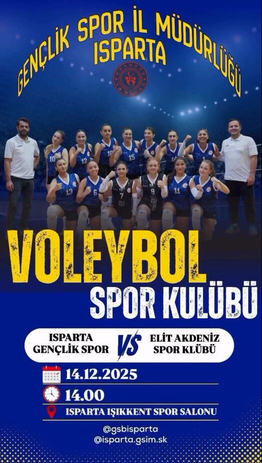 Isparta Gençlik Spor Kadın Voleybol Takımı Elit Akdeniz Ile Karşılaşıyor-1
