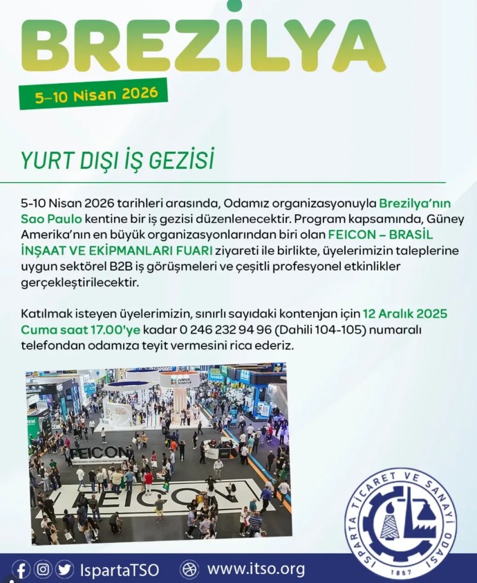 Isparta Ticaret Ve Sanayi Odası-1