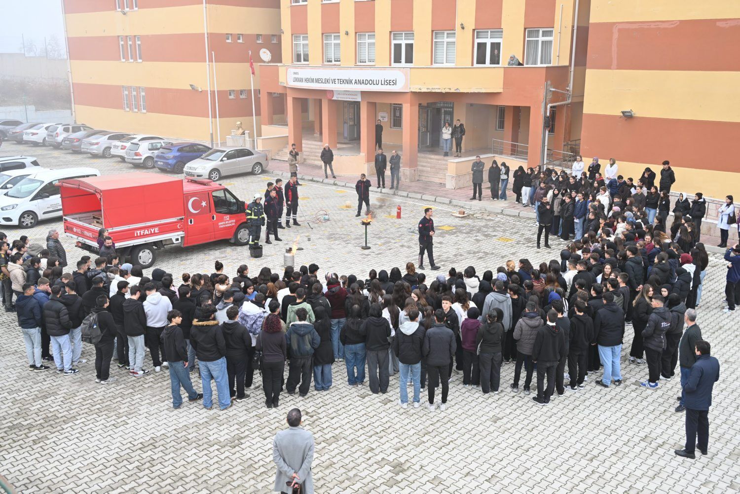 Isparta’da Öğrencilere Yangın Eğitimi Ve Tatbikat 1
