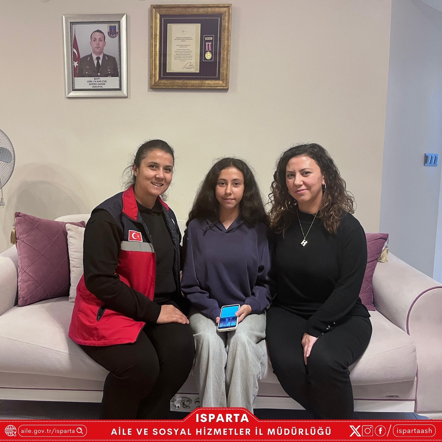 Isparta’da Şehidin Emanetine Yürek Isıtan Kutlama (1)