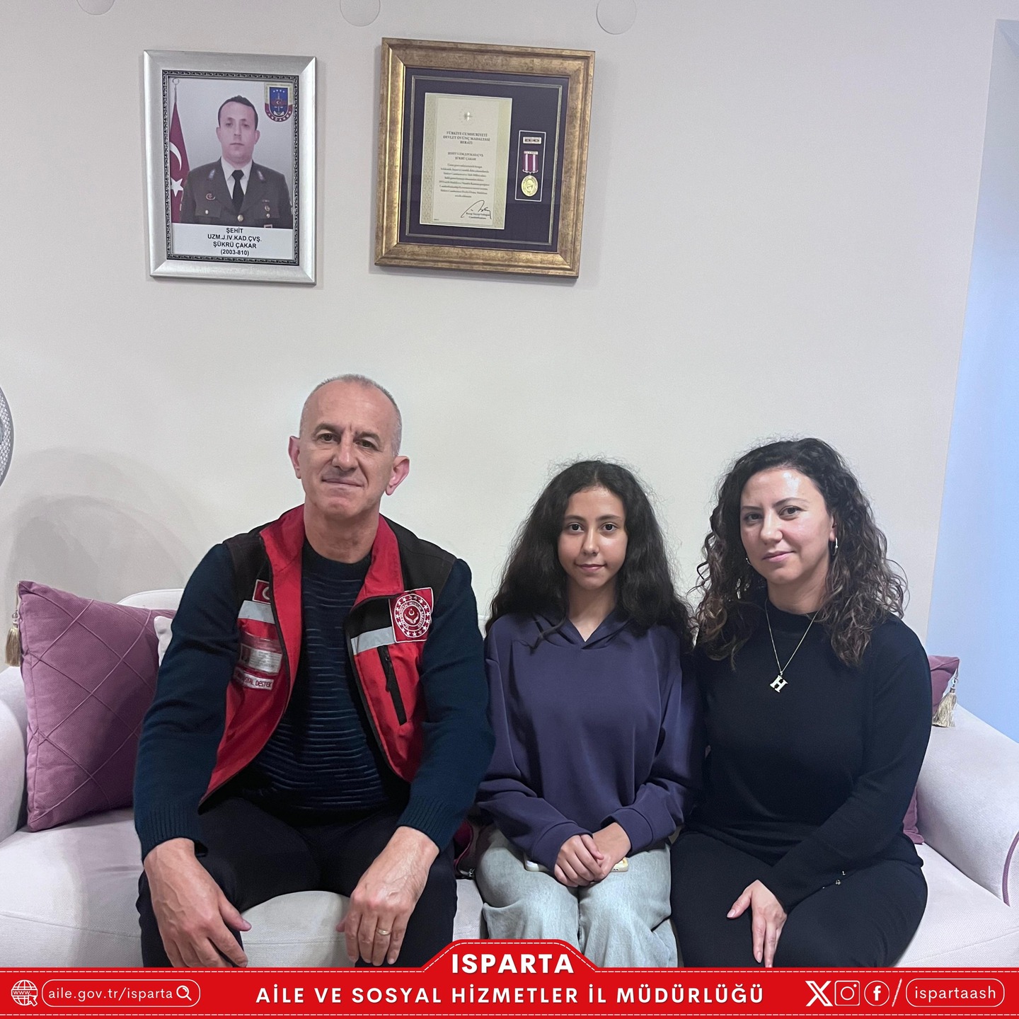 Isparta’da Şehidin Emanetine Yürek Isıtan Kutlama (2)