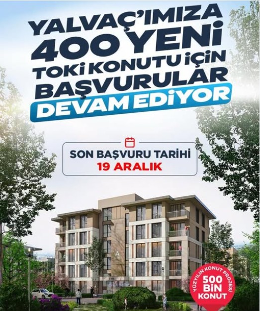 Yalvaç Toki Başvuru
