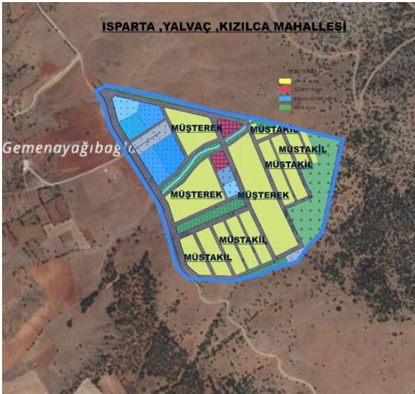 Yalvaç Toki Imar Alanı