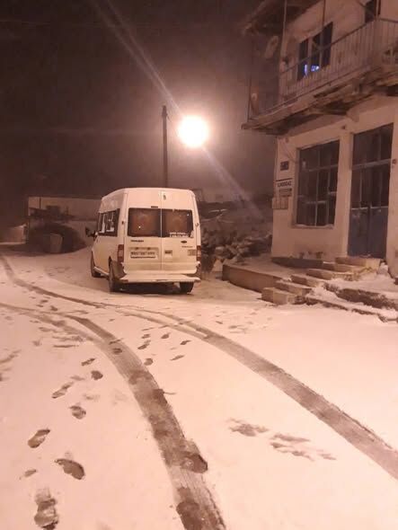 Yalvaç’ta Kar Alarmı Sağır Köyü Yolu Kapalı 2