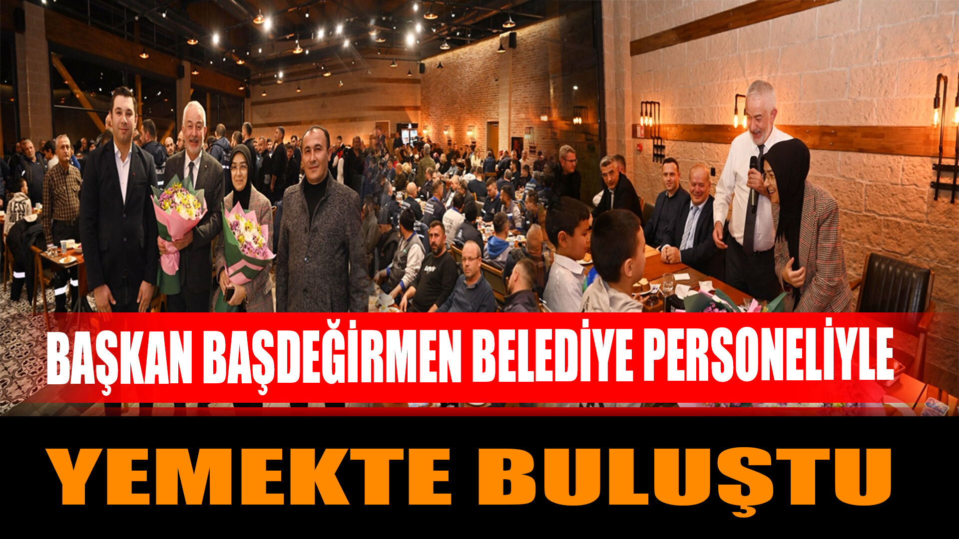 Başkan Başdeğirmen Belediye Personeliyle Yemekte Buluştu (1)