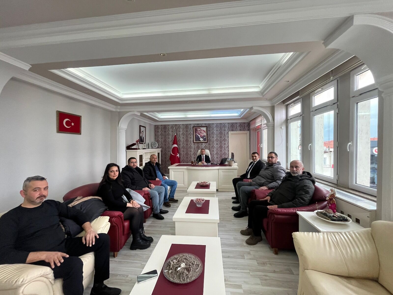 Eğirdir Kaymakamı Çimşit, Esnaf Odası Yönetimini Kabul Etti (3)