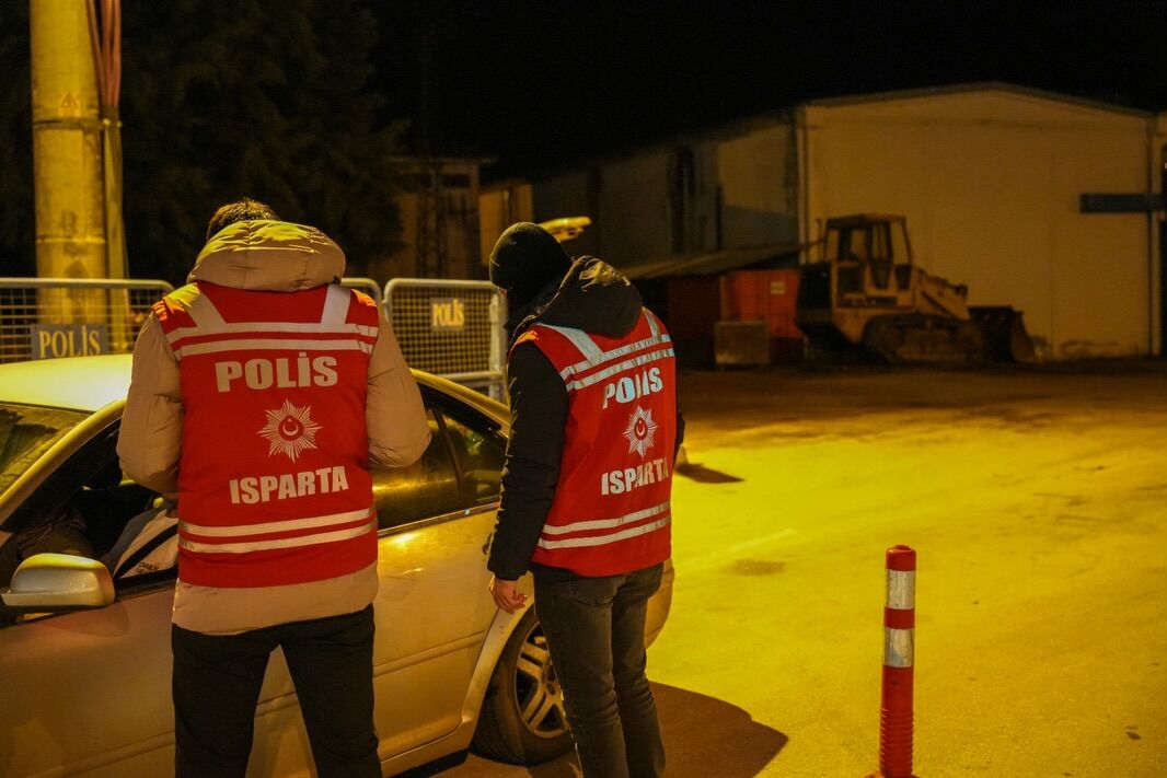 Isparta’da Belirli Kavşaklarda Denetim Gerçekleştirildi,