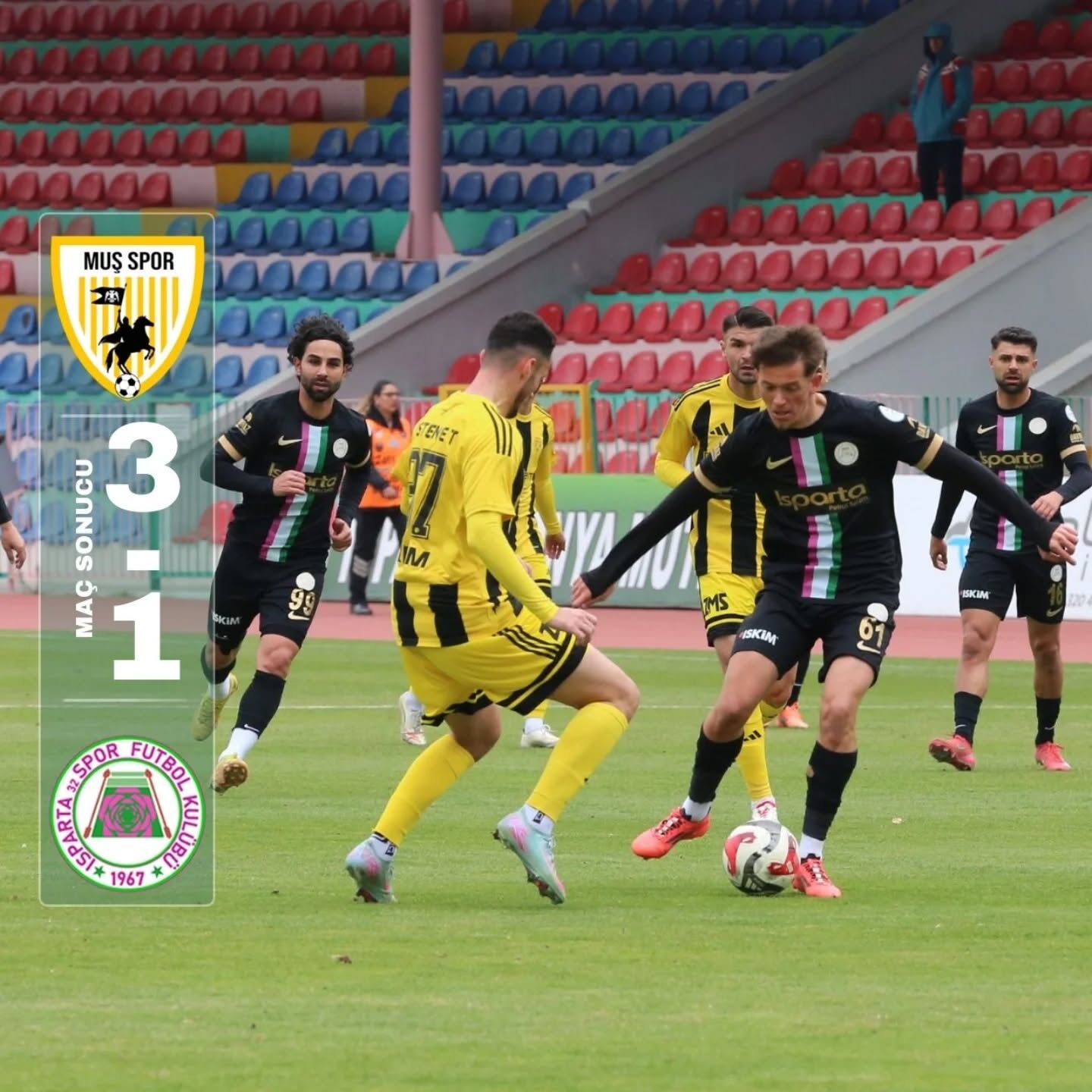 Ispartaspor Deplasmanda 3 1 Mağlup Oldu-1