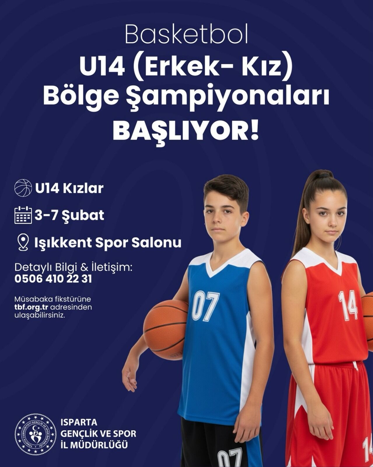 İl Müdürlüğü duyurdu:U14 Basketbol Bölge Şampiyonaları başlıyor-1