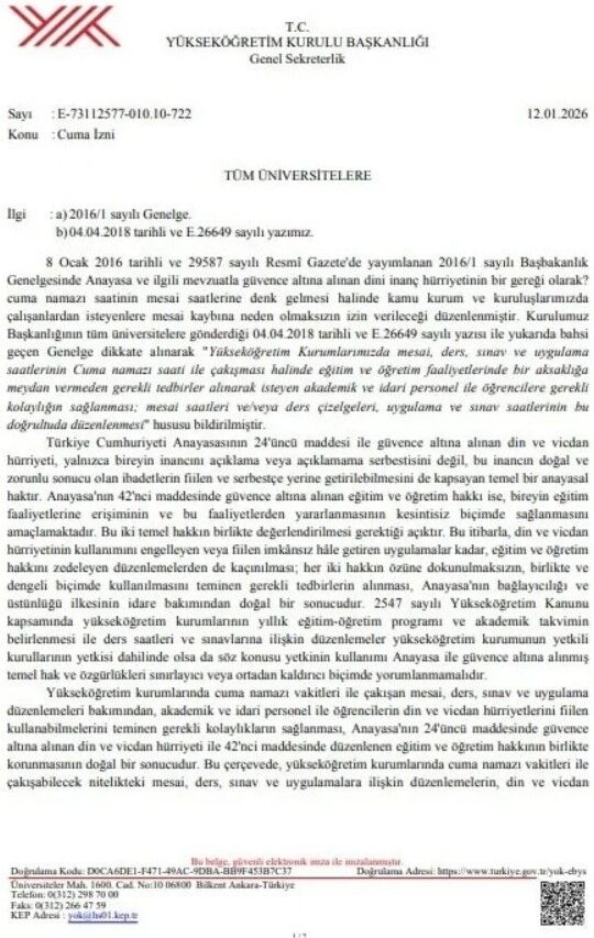 Yok Cuma Namazi