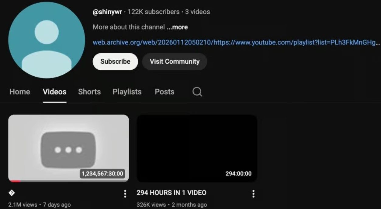 Youtubea 140 Yil Uzunlugunda Video Yuklendi