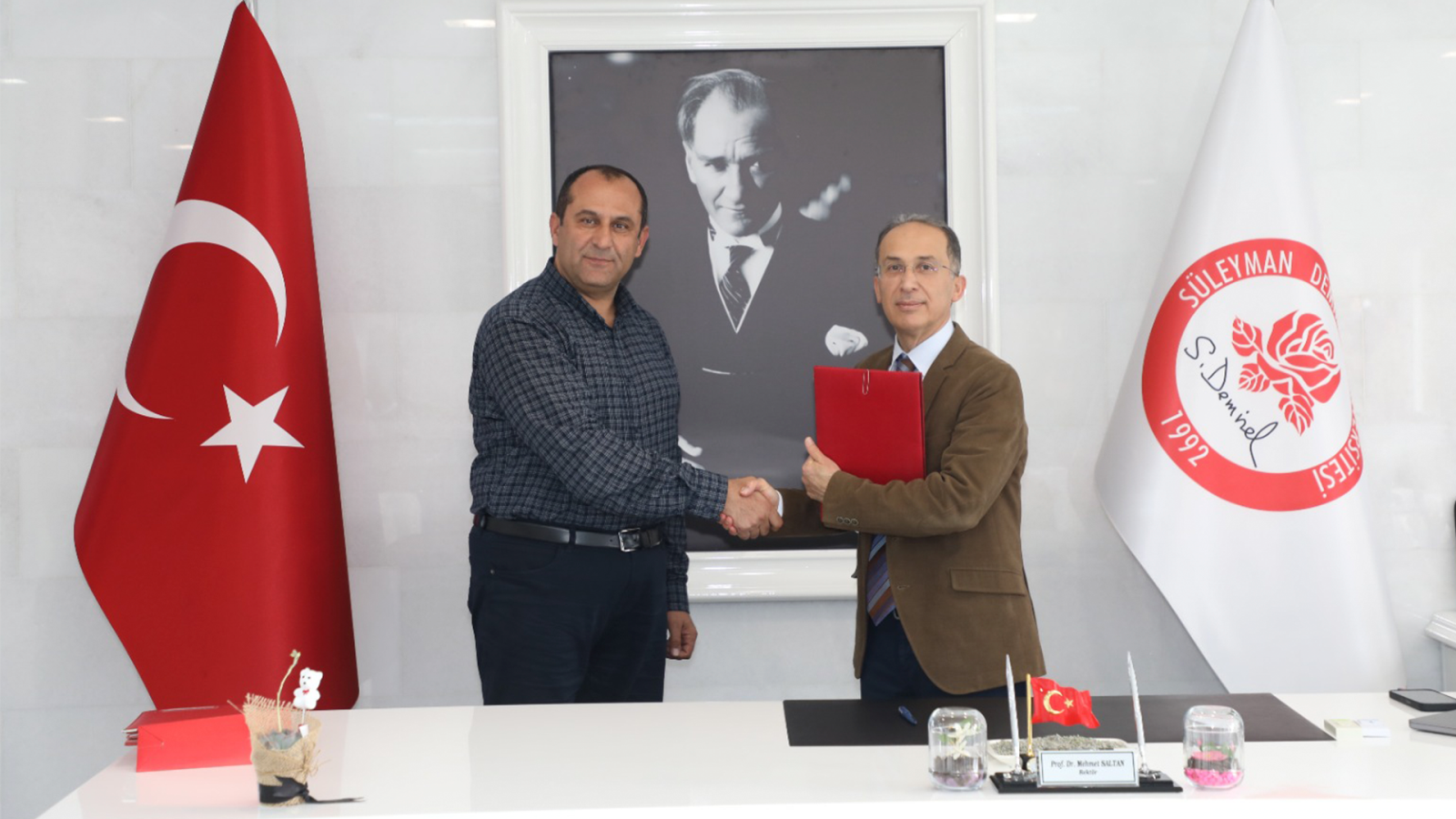 Sdü Halk Bankası Maaş Protokolü İmzaladı (1)