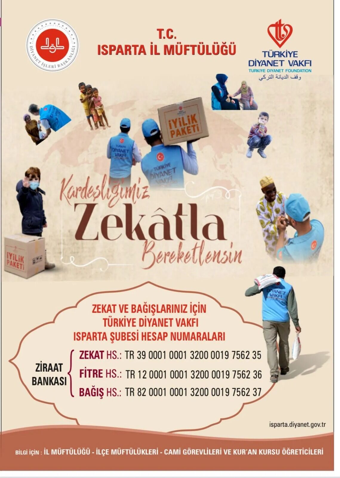 Türkiye Diyanet Vakfı’ndan Isparta’ya Zekât Ve İftar Çağrısı (1)
