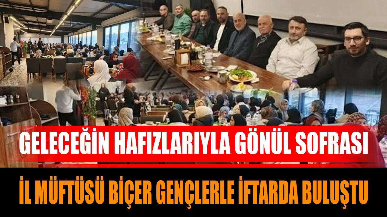 Isparta İl Müftüsü Muharrem Biçer Genç Hafızlarla İftarda (3)