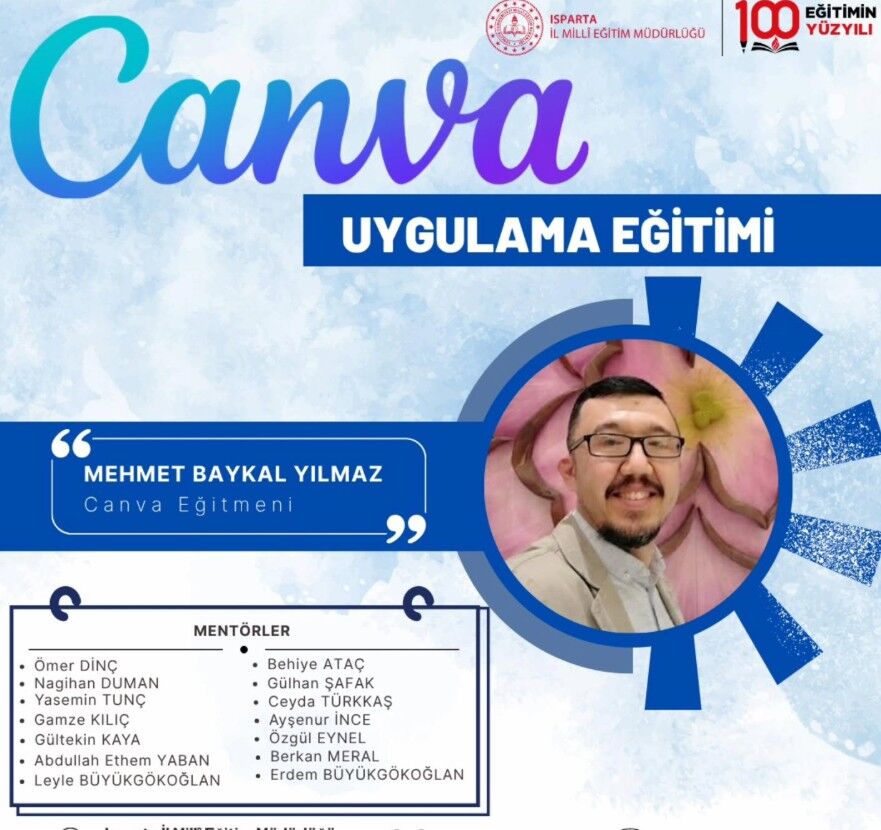 Ispartada Canva Eğitimi Veriliyor