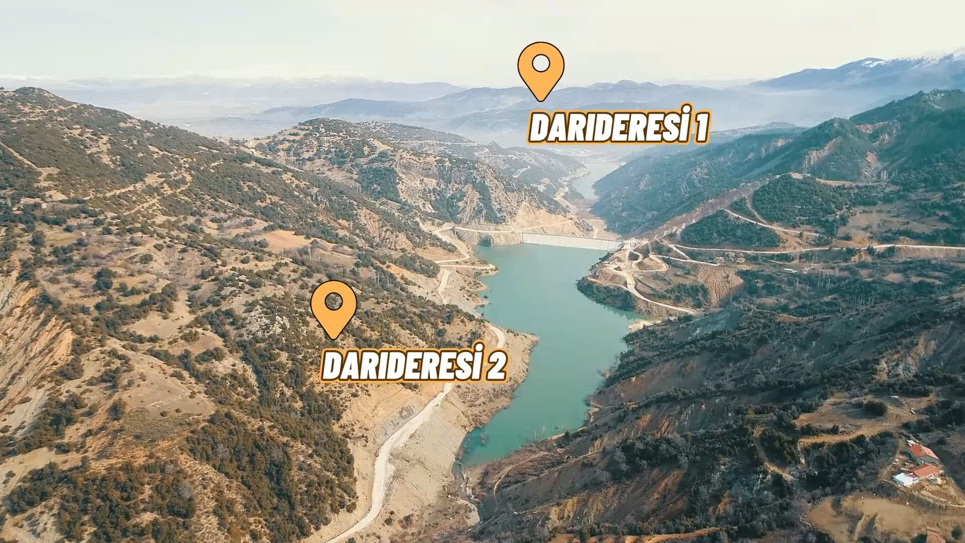 Isparta’da Darıderesi 2 Barajı’nda Su Seviyesi Yükseliyor (4)