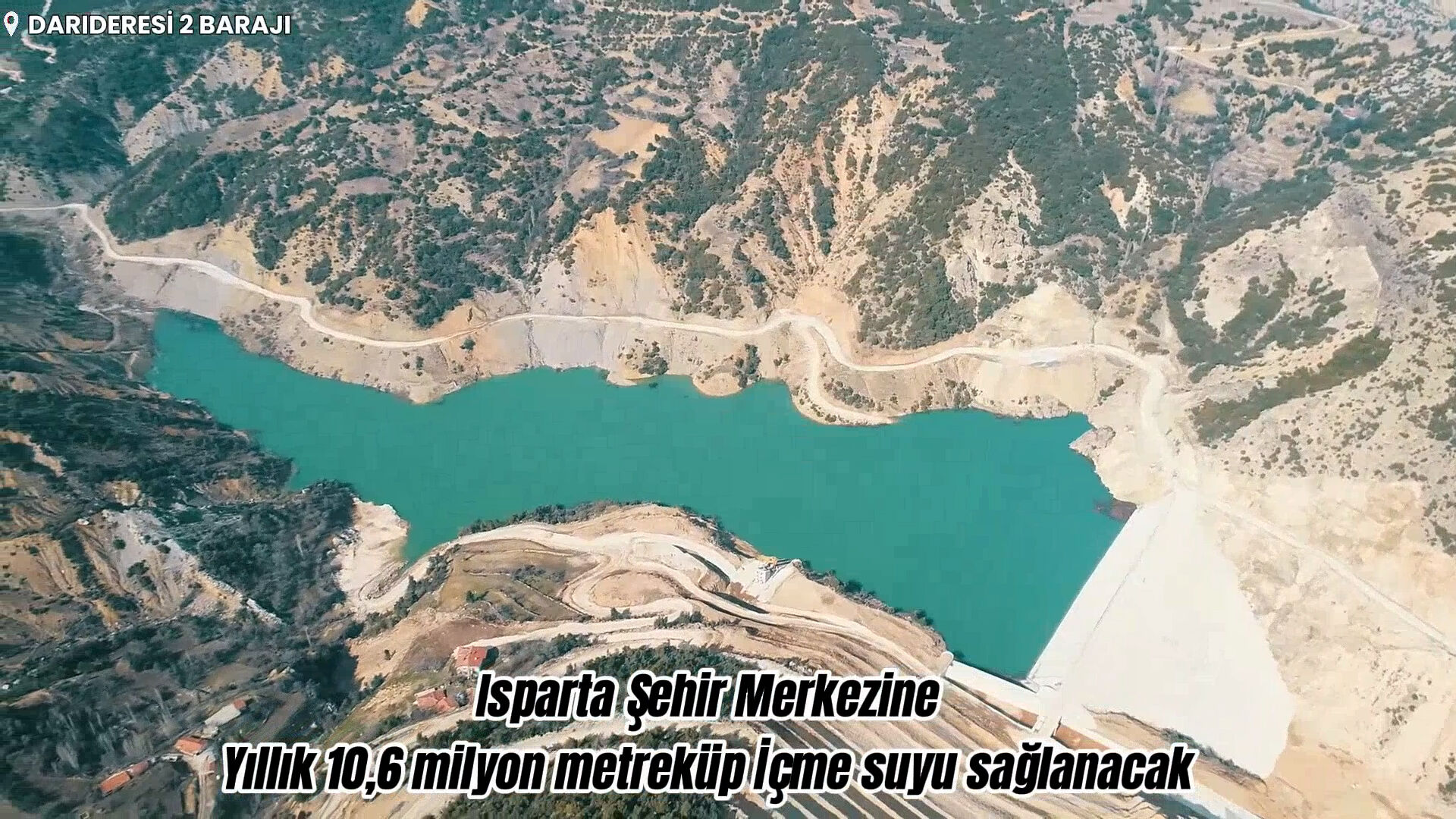 Isparta’da Darıderesi 2 Barajı’nda Su Seviyesi Yükseliyor (5)